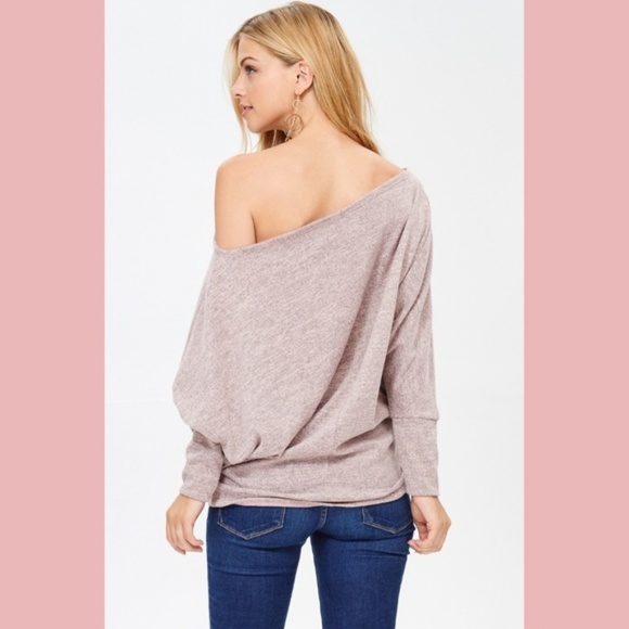 Off The Shoulder Sweater - Picture 2 of 5